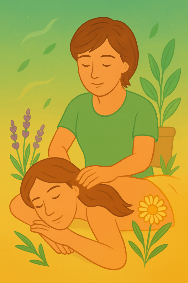 🌸 Atelier massage en duo : complicité & huiles essentielles 🌸 140€/duo